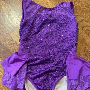 Purple youth purple costume